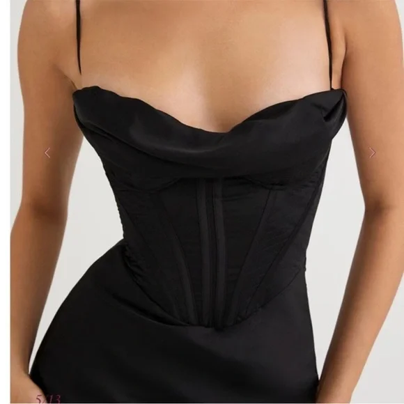 House of CB Black Corset Dress - Picture 2 of 6